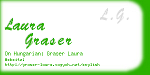 laura graser business card